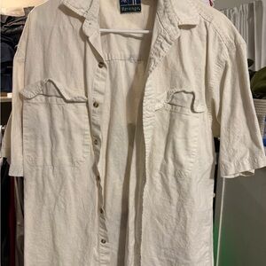 Revenge Clothing Casual Button Down Shirt - Cream